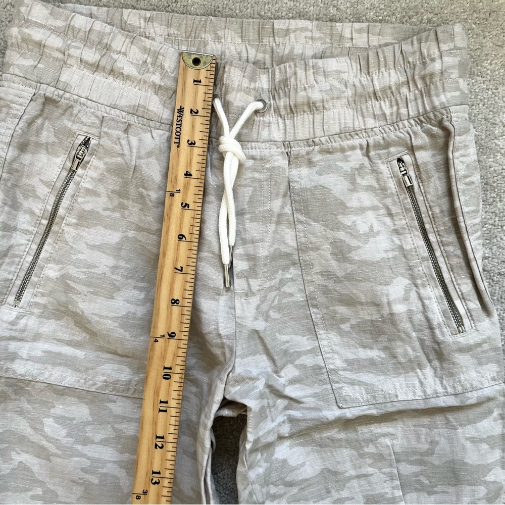 ATHLETA CABO TIDE LINEN JOGGER SIZE 4 STYLISH ATHLEISURE CASUAL COOL VACATION - Picture 8 of 10